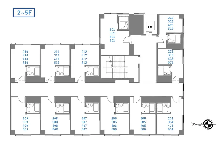 ネイバーズ京都二条城 2F