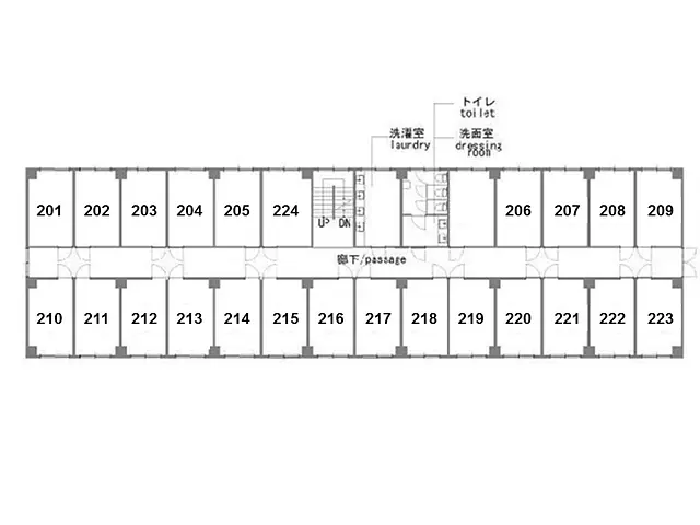 ソーシャルアパートメント江田 2F