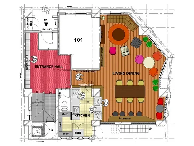 SOCIAL APARTMENT AZABU-JUBAN  1F