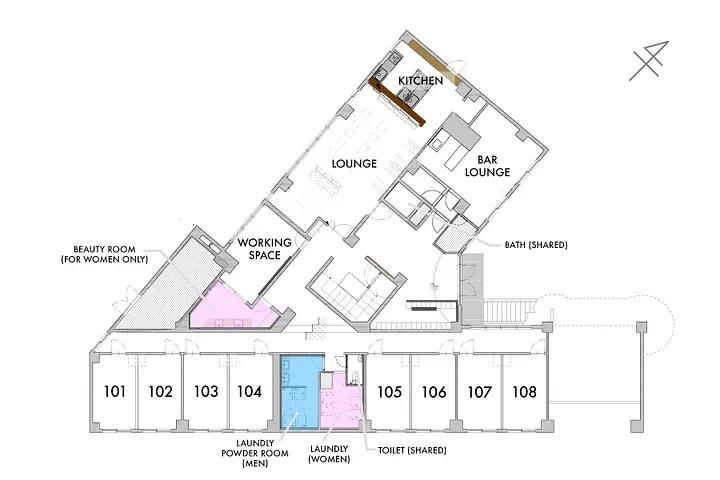 ソーシャルアパートメント船橋 1F