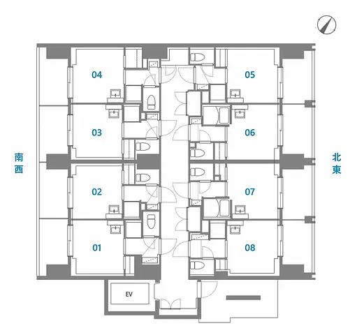 ネイバーズ東十条 3~15F